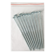 Винт за дърво Vipa с фрезенкова глава, поцинкован бял  6x120 мм, PZ 3, 10 бр./опак., DIN 7505 A - product - 013 TGK 059 10