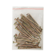 Винт за дърво Valenta с фрезенкова глава, поцинкован жълт  4x70 мм, PZ 2, 50 бр./опак., DIN 7505 - product - 013 TGK 050