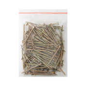 Винт за дърво Valenta с фрезенкова глава, поцинкован жълт  3.5x40 мм, PZ 2, 100 бр./опак., DIN 7505 - product - 013 TGK 077