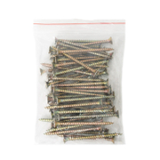 Винт за дърво Valenta с фрезенкова глава, поцинкован жълт  4.5x60 мм, PZ 2, 50 бр./опак., DIN 7505 - product - 013 TGK 079