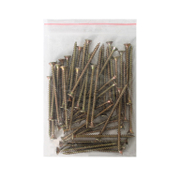 Винт за дърво Valenta с фрезенкова глава, поцинкован жълт  4.5x70 мм, PZ 2, 50 бр./опак., DIN 7505 - product - 013 TGK 080