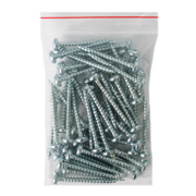 Винт за дърво Valenta с полуобла глава поцинкован бял 4x35 мм, TX 20, 50 бр./опак., DIN 7505 B - product - 013 TGK 104