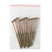 Винт за дърво DMX с полуобла глава с борд поцинкован жълт 5x90 мм, TX 25, 10 бр./опак., CT - product - 013 TGK 105 10