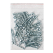 Винт за дърво Valenta с полуобла глава поцинкован бял  4x40 мм, TX 20, 50 бр./опак., DIN 7505 B - product - 013 TGK 105