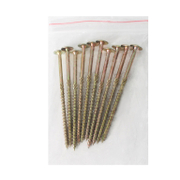 Винт за дърво DMX с полуобла глава с борд поцинкован жълт 5x100 мм, TX 25, 10 бр./опак., CT - product - 013 TGK 106 10