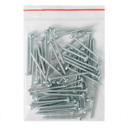 Винт за дърво Valenta с полуобла глава поцинкован бял  4x45 мм, TX 20, 50 бр./опак., DIN 7505 B - product - 013 TGK 106