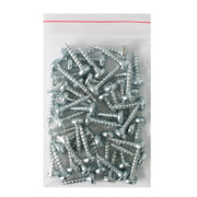 Винт за дърво Valenta с полуобла глава поцинкован бял 4.5x20 мм, TX 20, 50 бр./опак., DIN 7505 B - product - 013 TGK 109