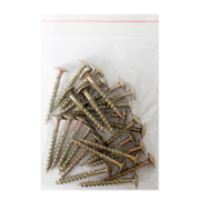 Винт за дърво DMX с полуобла глава с борд поцинкован жълт 5x45 мм, TX 25, 25 бр./опак., CT - product - 013 TGK 100 25