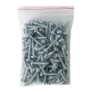 Винт за дърво Valenta с полуобла глава поцинкован бял 4x20 мм, TX 20, 100 бр./опак., DIN 7505 B - product - 013 TGK 101