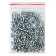 Винт за дърво Valenta с полуобла глава поцинкован бял 4x25 мм, TX 20, 100 бр./опак., DIN 7505 B - product - 013 TGK 102 100