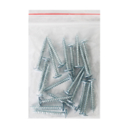 Винт за дърво MFI с полуобла глава с борд поцинкован бял 3.5x30 мм, PZ 2, 20 бр./опак., Parco 1023 - product - 013 TGK 103 20