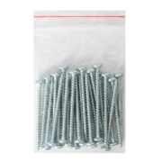 Винт за дърво Vipa с полуобла глава поцинкован бял 4x50 мм, PZ 2, 25 бр./опак., DIN 7505 B - product - 013 TGK 114 25