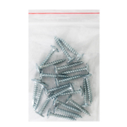 Винт за дърво MFI с полуобла глава с борд поцинкован бял 4x25 мм, PZ 2, 20 бр./опак., Parco 1023 - product - 013 TGK 114 20