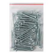 Винт за дърво Valenta с полуобла глава поцинкован бял 4.5x45 мм, TX 20, 50 бр./опак., DIN 7505 B - product - 013 TGK 114