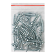 Винт за дърво Valenta с полуобла глава поцинкован бял 5x30 мм, TX 25, 50 бр./опак., DIN 7505 B - product - 013 TGK 119