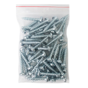 Винт за дърво Valenta с полуобла глава поцинкован бял 4.5x25 мм, TX 20, 50 бр./опак., DIN 7505 B - product - 013 TGK 110