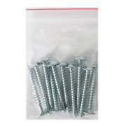 Винт за дърво MFI с полуобла глава с борд поцинкован бял 5x45 мм, PZ 2, 10 бр./опак., Parco 1023 - product - 013 TGK 124 10