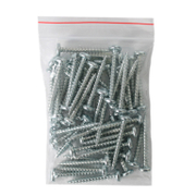 Винт за дърво Vipa с полуобла глава поцинкован бял 4x30 мм, PZ 2, 50 бр./опак., DIN 7505 B - product - 013 TGK 125 50