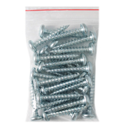 Винт за дърво Valenta с полуобла глава поцинкован бял  6x35 мм, TX 30, 25 бр./опак., DIN 7505 B - product - 013 TGK 126