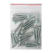 Винт за дърво Valenta с полуобла глава поцинкован бял  6x40 мм, TX 30, 25 бр./опак., DIN 7505 B - product - 013 TGK 127 25