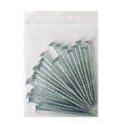 Винт за дърво Vipa с фрезенкова глава, поцинкован бял  4.5x80 мм, PZ 2, 20 бр./опак., DIN 7505 A - product - 013 TGK 127 20