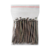 Винт за дърво Valenta с фрезенкова глава, поцинкован жълт  4.5x80 мм, PZ 2, 50 бр./опак., DIN 7505 - product - 013 TGK 127