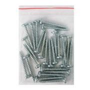 Винт за дърво Valenta с полуобла глава поцинкован бял  6x45 мм, TX 30, 25 бр./опак., DIN 7505 B - product - 013 TGK 128