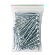 Винт за дърво Valenta с полуобла глава поцинкован бял  5x45 мм, TX 25, 25 бр./опак., DIN 7505 B - product - 013 TGK 122