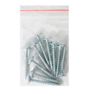 Винт за дърво MFI с полуобла глава с борд поцинкован бял 5x40 мм, PZ 2, 10 бр./опак., Parco 1023 - product - 013 TGK 123 10