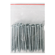 Винт за дърво Valenta с полуобла глава поцинкован бял 5x70 мм, TX 25, 25 бр./опак., DIN 7505 B - product - 013 TGK 135