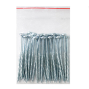 Винт за дърво Valenta с полуобла глава поцинкован бял 5x80 мм, TX 25, 25 бр./опак., DIN 7505 B - product - 013 TGK 136