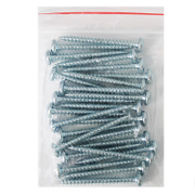 Винт за дърво Valenta с полуобла глава поцинкован бял  6x60 мм, TX 30, 25 бр./опак., DIN 7505 B - product - 013 TGK 130