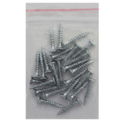 Винт за дърво MFI с фрезенкова глава, поцинкован бял  4x25 мм, PZ 2, 25 бр./опак., Jet-Fast - product - 013 TGK 147 25