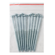 Винт за дърво Valenta с полуобла глава поцинкован бял  6x100 мм, TX 30, 10 бр./опак., DIN 7505 B - product - 013 TGK 140