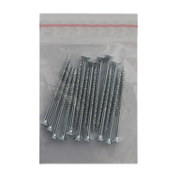 Винт за дърво MFI с фрезенкова глава, поцинкован бял  4.5x70 мм, PZ 2, 15 бр./опак., Jet-Fast - product - 013 TGK 159 15