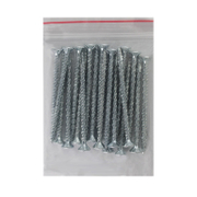 Винт за дърво MFI с фрезенкова глава, поцинкован бял  4x60 мм, PZ 2, 20 бр./опак., Jet-Fast - product - 013 TGK 153 20