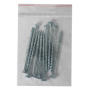 Винт за дърво MFI с фрезенкова глава, поцинкован бял  5x80 мм, PZ 2, 10 бр./опак., Jet-Fast - product - 013 TGK 168 10