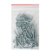 Винт за дърво Vipa с полуобла глава поцинкован бял 3x20 мм, PZ 1, 50 бр./опак., DIN 7505 B - product - 013 TGK 168