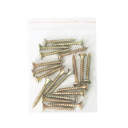 Винт за дърво Valenta с фрезенкова глава, поцинкован жълт  6x45 мм, PZ 3, 20 бр./опак., DIN 7505 - product - 013 TGK 231