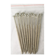 Винт за дърво DMX с фрезенкова глава, поцинкован жълт  6x120 мм, TX 30, 10 бр./опак., CS - product - 013 TGK 280