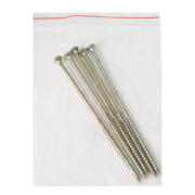 Винт за дърво DMX с фрезенкова глава, поцинкован жълт  6x180 мм, TX 30, 5 бр./опак., CS - product - 013 TGK 283