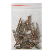 Винт за дърво DMX с фрезенкова глава, поцинкован жълт  3x35 мм, TX 10, 25 бр./опак., CS - product - 013 TGK 388