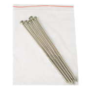 Винт за дърво DMX с фрезенкова глава, поцинкован жълт  6x200 мм, TX 30, 5 бр./опак., CS - product - 013 TGK 383