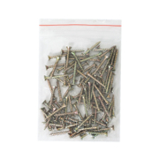 Винт за дърво Valenta с фрезенкова глава, поцинкован жълт  2.5x20 мм, PZ 1, 100 бр./опак., DIN 7505 - product - 013 TGK 414