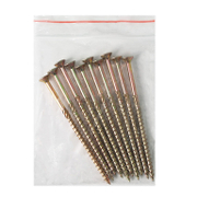 Винт за дърво DMX с фрезенкова глава, поцинкован жълт  5x100 мм, TX 25, 10 бр./опак., CS - product - 013 TGK 411