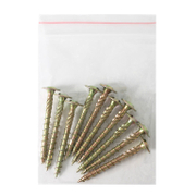 Винт за дърво Valenta с полуобла глава с борд поцинкован жълт 6x60 мм, TX 30, 10 бр./опак., Tornado Evolution - product - 013 TGK 509 10