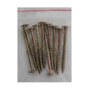 Винт за дърво DMX с полуобла глава с борд поцинкован жълт 6x80 мм, TX 30, 10 бр./опак., CT - product - 013 TGK 511 10