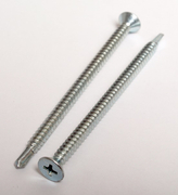 Винт за метал Bessol с фрезенкова глава самопробивен поцинкован за метал 4.8x120 мм, PH 2, 100 бр./опак., DIN 7504P - product - 014 KLN 202