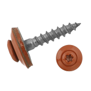 Винт за метал Reca с полуобла глава TX самонарезен  4.5x80 мм, TX 25, A2, RAL 8004, 100 бр./опак. - product - 014 REC 138