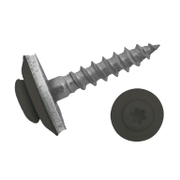 Винт за метал Reca с полуобла глава TX самонарезен  4.5x80 мм, TX 25, A2, RAL 8019, 100 бр./опак. - product - 014 REC 149